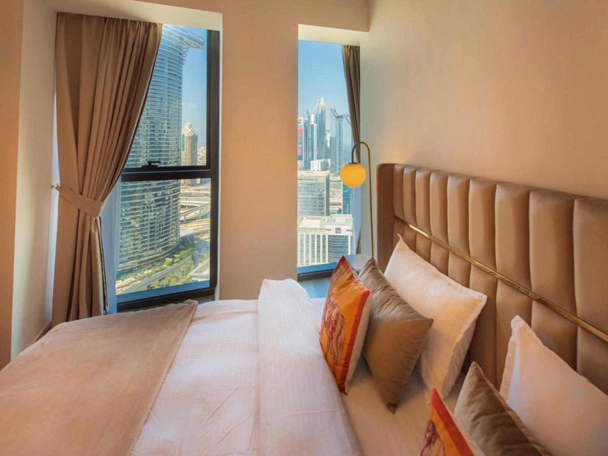 First Class 3Br With Full Dubai Skyline & Sea View Apartment Exterior foto
