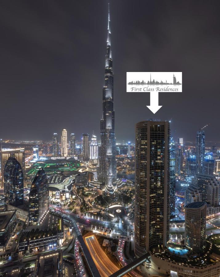 First Class 3Br With Full Dubai Skyline & Sea View Apartment Exterior foto