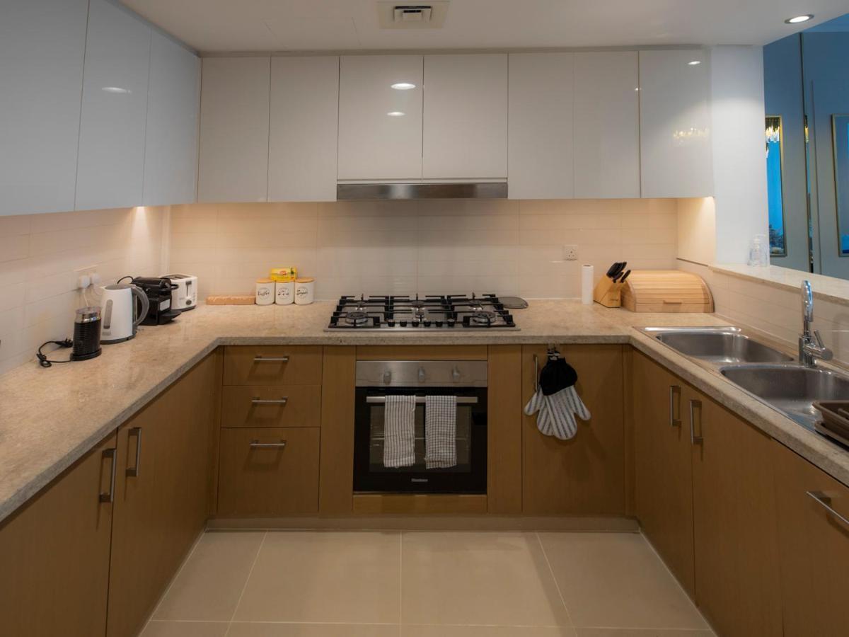 First Class 3Br With Full Dubai Skyline & Sea View Apartment Exterior foto