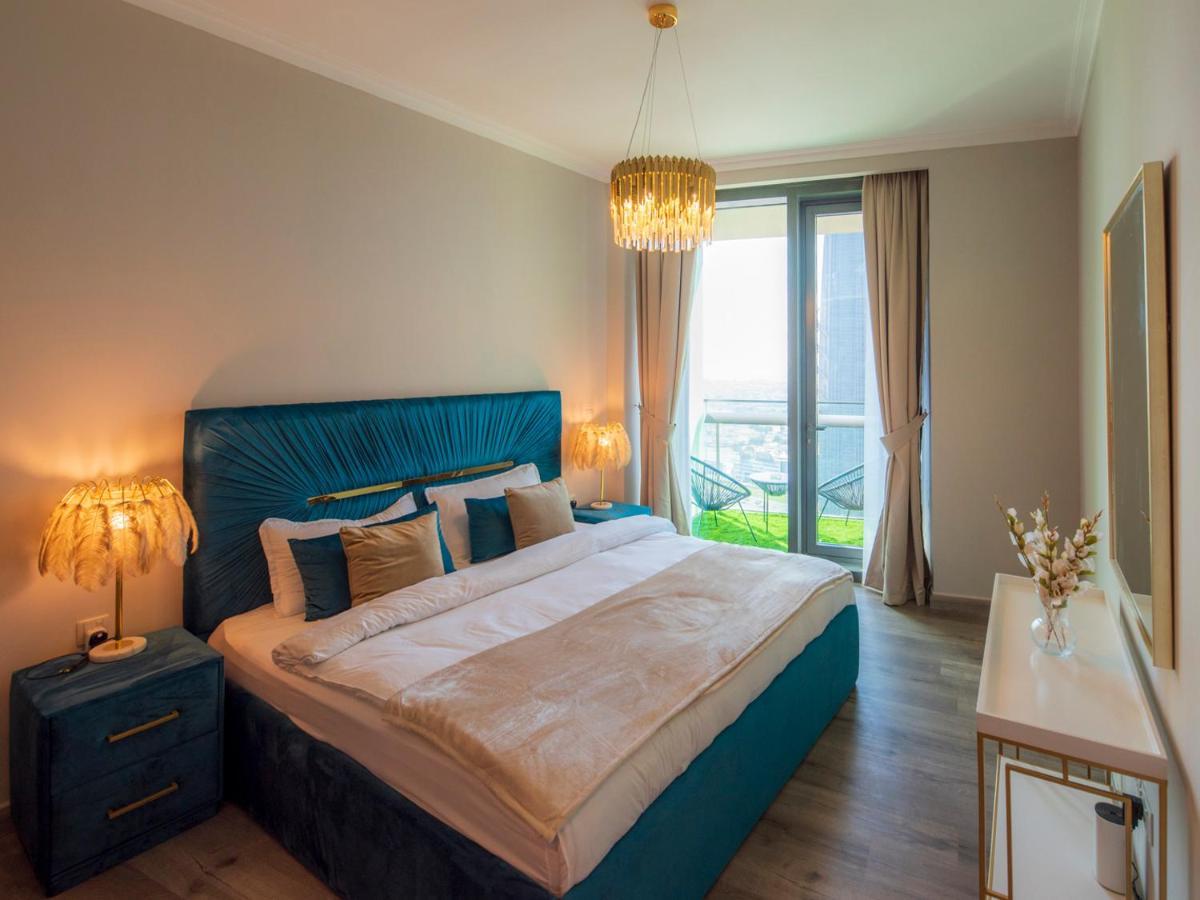 First Class 3Br With Full Dubai Skyline & Sea View Apartment Exterior foto