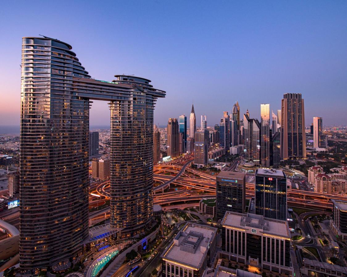 First Class 3Br With Full Dubai Skyline & Sea View Apartment Exterior foto
